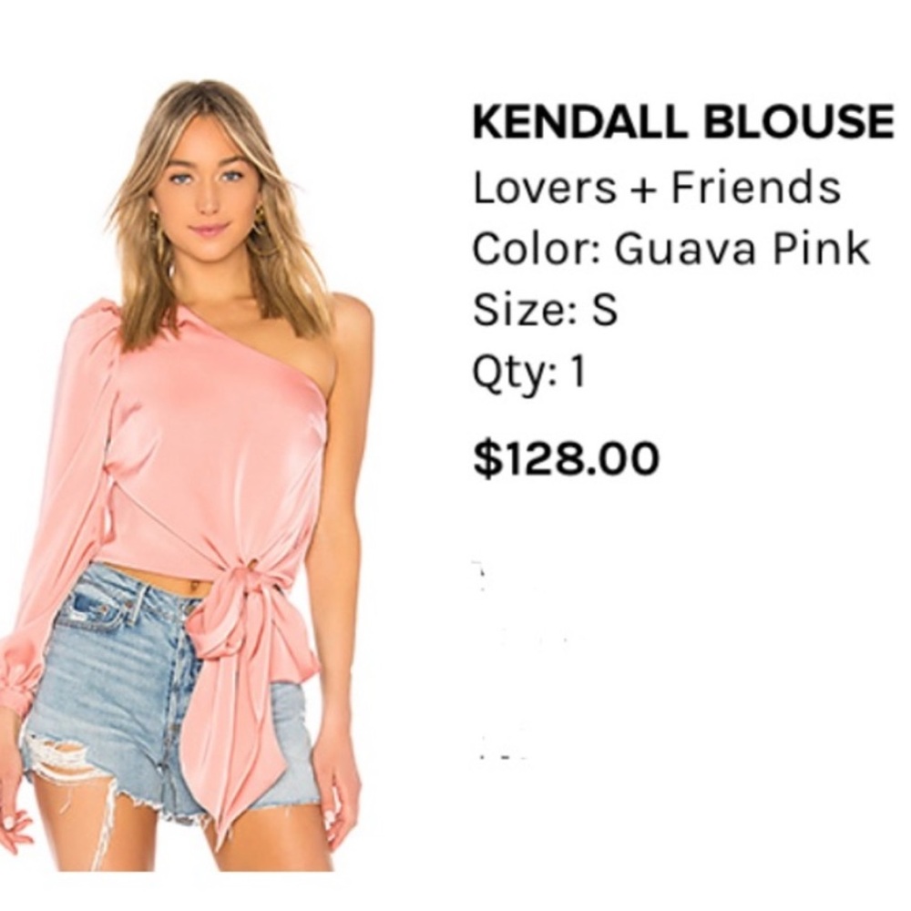 Lovers + Friends Guava Kendall top Size Small - Picture 8 of 8